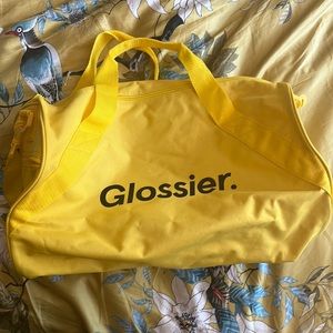 Glossier gym bag